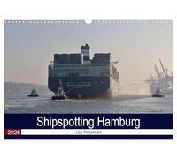Shipspotting Hamburg (Wandkalender 2026 DIN A3 quer), CALVENDO Monatskalender: Die schönsten Schiffsbilder Hamburgs