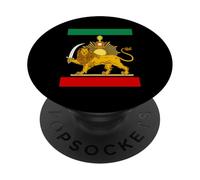 Shir o Khorshid Irán León & Sol Emblema Bandera Iraní Símbolo PopSockets PopGrip Adhesivo