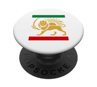 Shir o Khorshid Irán León & Sol Emblema Bandera Iraní Símbolo PopSockets PopGrip Adhesivo