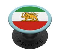 Shir o Khorshid Irán León & Sol Emblema Bandera Persa Símbolo PopSockets PopGrip Adhesivo