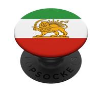 Shir o Khorshid Irán León & Sol Emblema Bandera Persa Símbolo PopSockets PopGrip Adhesivo