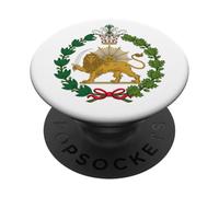 Shir o Khorshid Irán León & Sun Flag Emblema Herencia Persa PopSockets PopGrip Adhesivo