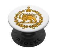 Shir o Khorshid Irán León y Sol Emblema Herencia Persa PopSockets PopGrip Adhesivo