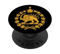 Shir o Khorshid Irán León y Sol Emblema Herencia Persa PopSockets PopGrip Adhesivo