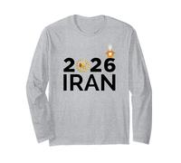 Shir o Khorshid Irán Lion & Sun 2026 Símbolo de la Herencia iraní Manga Larga