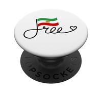 Shir o Khorshid León de Irán y Bandera del Sol Herencia Persa PopSockets PopGrip Adhesivo