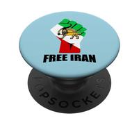Shir o Khorshid León de Irán y Bandera del Sol Herencia Persa PopSockets PopGrip Adhesivo