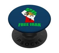 Shir o Khorshid León de Irán y Bandera del Sol Herencia Persa PopSockets PopGrip Adhesivo