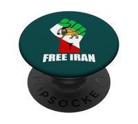 Shir o Khorshid León de Irán y Bandera del Sol Herencia Persa PopSockets PopGrip Adhesivo