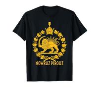 Shir o Khorshid Nowruz Pirouz Lion & Sun Año Nuevo Persa Camiseta