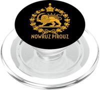 Shir o Khorshid Nowruz Pirouz Lion & Sun Año Nuevo Persa PopSockets PopGrip para MagSafe