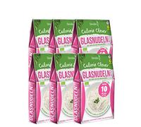 Shirataki Slendier pâtes de konjac biologique - paque de glass noodle Style (6 x 250 g)