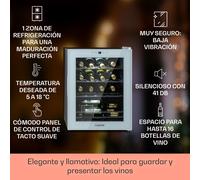Shiraz 16 Quartz Vinoteca 42l Panel de control táctil 160 W 5-18 °C