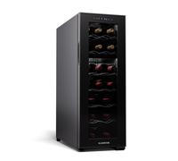 Shiraz 36,6cm 18 Botellas Vinoteca 2 Zonas Negro