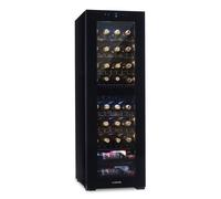 Shiraz 40cm 34 Botellas Vinoteca 2 Zonas Negro