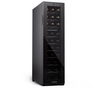 Shiraz Slim 29,5cm 27 Botellas Vinoteca 2 Zonas Negro