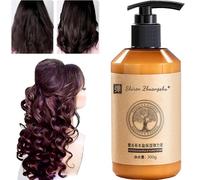 Shiren Zhuangshu,Shiren Zhuangshu Curly Hair,300g Long-Lasting Styling Moroccan Volume Moisturizing Elasticity (1X300G)