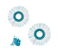 Shirene Cabezal de Repuesto para Fregona,2 PCS Recambio Fregonas Compatibles con Cabezales de Fregonas Leifheit,Microfibra de Gran Absorción,Fregona de Disco Giratorio para Limpiar