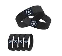 Shirene Cordones para zapatos sin atar, paquete de 6 bandas de fijación de cordones negros para adultos, soportes elásticos para zapatos de fútbol y botas de fútbol que evitan que se aflojen durante