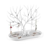 Shirene Soporte Joyas,Soporte para Joyas con Forma de árbol y Ramas Colgantes,Organizador Multifuncional para Pendientes,Collares,Anillos y Pulseras,Decoración del Hogar