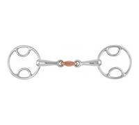 Shires Bevel Bit Double Jointed With Copper in size: 12.5 cm. - 12.5 cm