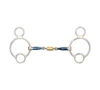 Shires Filete Universal para Caballos Rodillo de Hierro Dulce (ER357)