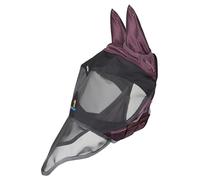 Shires FlyGuard Pro Deluxe - Máscara antimoscas con orejas y nariz, tamaño completo, protección de malla fina de alta calidad, ligera, transpirable, protección contra moscas e insectos, ajuste seguro