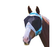 Shires Máscara de Malla Fina con Agujero para Las Orejas, Color Verde Azulado Extra Completa