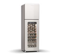 Shirley 50cm 60 Botellas Vinoteca 2 Zonas Crema