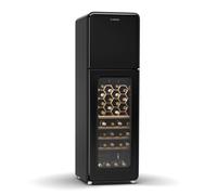 Shirley 50cm 60 Botellas Vinoteca 2 Zonas Negro