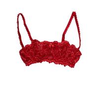 Shirley of Hollywood 324 - Sujetador de encaje (talla 36), color rojo