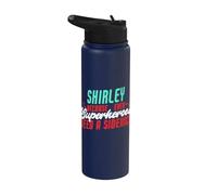 Shirley porque los superhéroes necesitan un compañero divertido Shirley Stainless Steel Insulated Water Bottle