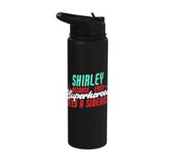 Shirley porque los superhéroes necesitan un compañero divertido Shirley Stainless Steel Insulated Water Bottle