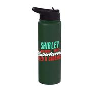 Shirley porque los superhéroes necesitan un compañero divertido Shirley Stainless Steel Insulated Water Bottle