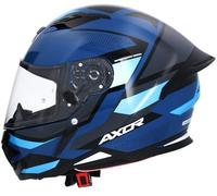 Shiro Helmets Casco Integral Modelo Hunter Cornet Azul Oscuro Brillo Totalmente Homologado (XL 61/62)