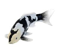 Shiro Utsuri Koi Pez Figura Coleccionable Pintada A Mano Modelo Mojo Fun