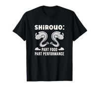 Shirou no Odorigui Japonesa Amante De La Comida Bailando Pescado Marisco Camiseta