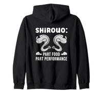Shirou no Odorigui Japonesa Amante De La Comida Bailando Pescado Marisco Sudadera con Capucha
