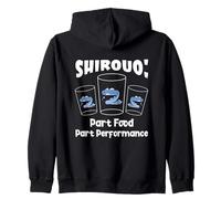 Shirou no Odorigui Japonesa Amante De La Comida Bailando Pescado Marisco Sudadera con Capucha
