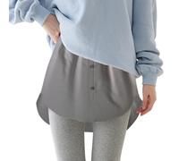 Shirt Extenders for Women Adjustable Layered Fake Top Lower Sweep Shirt Half Length Mini Skirt Underskirt for Women Girls