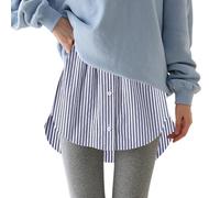Shirt Extenders for Women Adjustable Layered Fake Top Lower Sweep Shirt Half Length Mini Skirt Underskirt for Women Girls