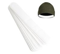 Shirt Sweat Pads - 10pcs Invisible Self-Adhesive Protectors, Breathable Sweating Pads for Collar, Hat Brim and Shirt, Absorbent Sweat Stickers for Men Women Teens, Ideal for Sports, Gym, RU