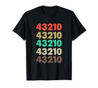 Shirt That Says 43210 Camiseta retro con código postal 43210 Camiseta