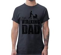 Shirtracer The Walking Dad Camiseta Hombre Regalos Hombre (M, Gris Jaspaedo)