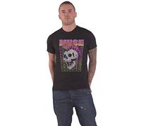 Shirtzshop Muse Mowhawk Skull - Camiseta, diseño de calavera, Negro , L