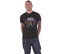 Shirtzshop Muse Resistance Moon - Camiseta, color negro, Negro , L