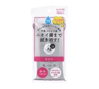 Shiseido - Ag Deo 24 Clear Shower Sheet N No Fragrance 10 pcs