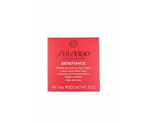 Shiseido Benefiance Wrinkle Smoothing Eye Cream - Crema de ojos antiarrugas, hidratación intensa, 15 ml