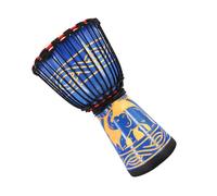 Shitafe Bongo Hand Drums, Bongo Drum,Drum tallado a mano de 8 pulgadas inspirado en multicolor - Instrumentos de percusión de herramientas musicales, decoración de música artística para actuaciones
