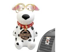 Shitafe fragancia de coche con salida de aire, clip de aromaterapia para coche, Ambientadores con clip para la ventilación del coche, color blanco, para perros, Decoración interior de automóvil,